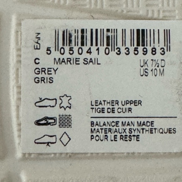 Clark’s Marie Sail Gray Leather Upper Slip on Shoe Women’s 10 - Picture 10 of 10